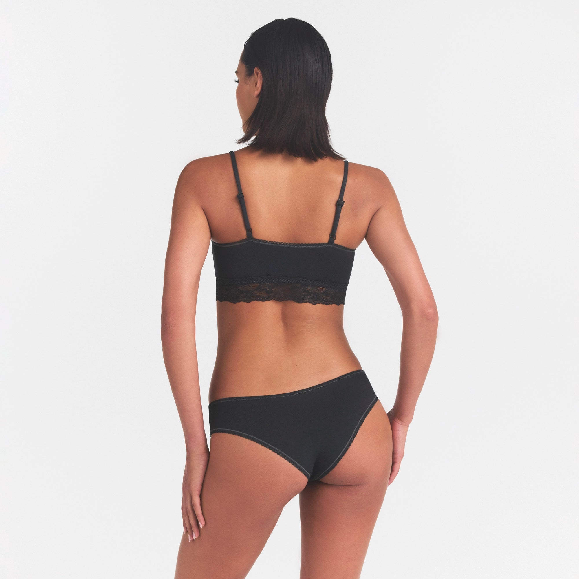 Lightweight Cotton Straight Neck Bralette
