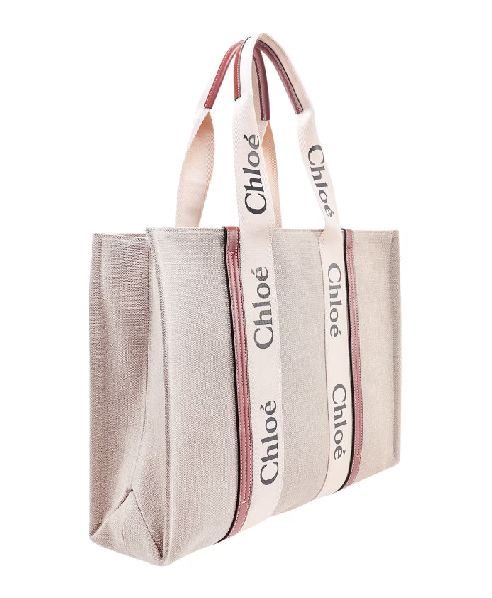 Beige Leather Bag Made in Italy