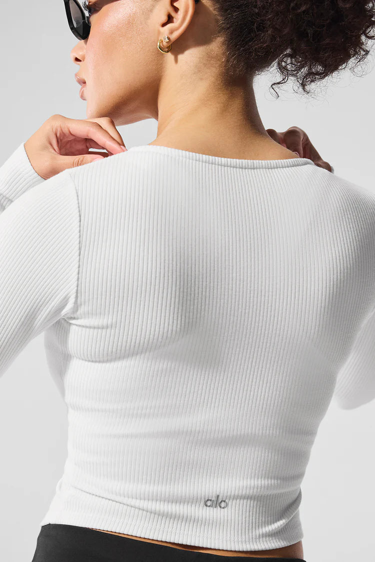 Ribbed Stardust Long Sleeve
