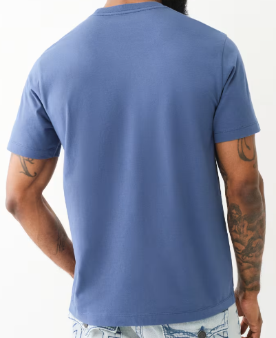 FLOCKED SPLIT BUDDHA FACE TEE