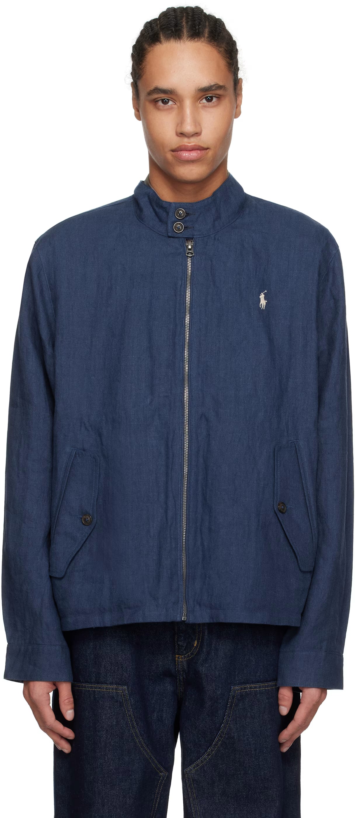 Polo Ralph Lauren Navy 'The Bedford' Reversible Jacket