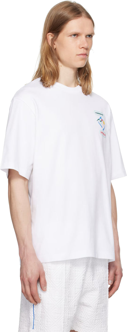 White Montagne Sportif T-shirt
