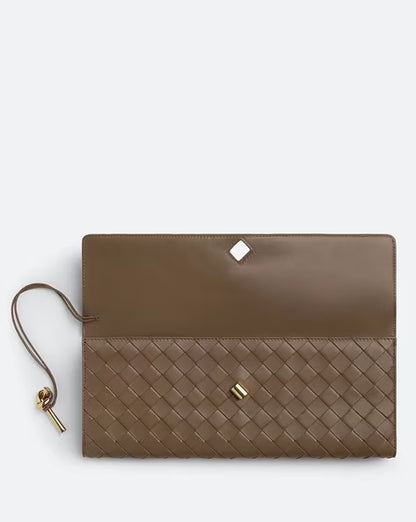 BOTTEGA VENETA Andiamo Top Handle Long Clutch