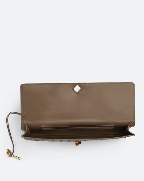 BOTTEGA VENETA Andiamo Top Handle Long Clutch