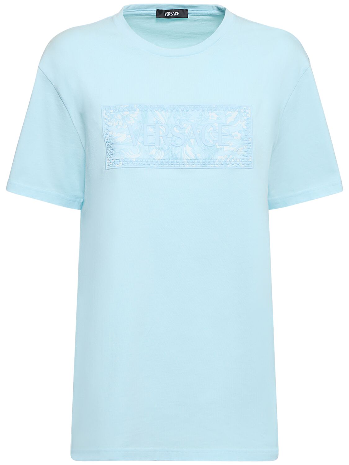 Versace Barocco logo cotton jersey t-shirt