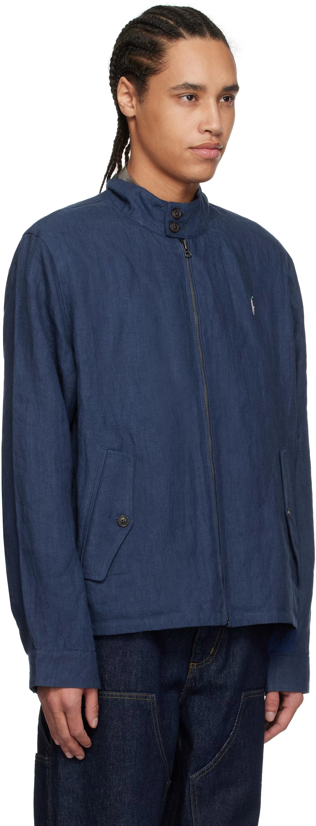 Polo Ralph Lauren Navy 'The Bedford' Reversible Jacket