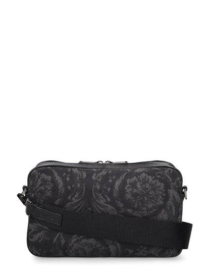 Versace Versace Logo jacquard toiletry bag - Bags | Shop From The Mirage