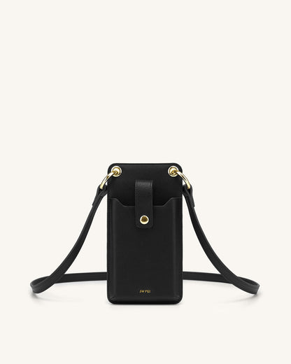Quinn Phone Bag - Ivory Croc