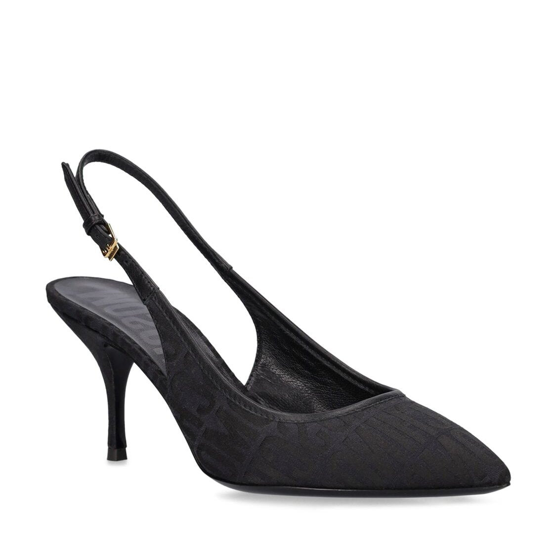 Moschino Moschino 75mm Logo jacquard pumps - Size: UK 2 Heels | Shop From The Mirage