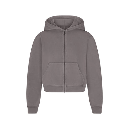 Boyfriend Fleece Zip Up Hoodie