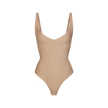 Skims Body Core Sculpt Plunge Thong Bodysuit
