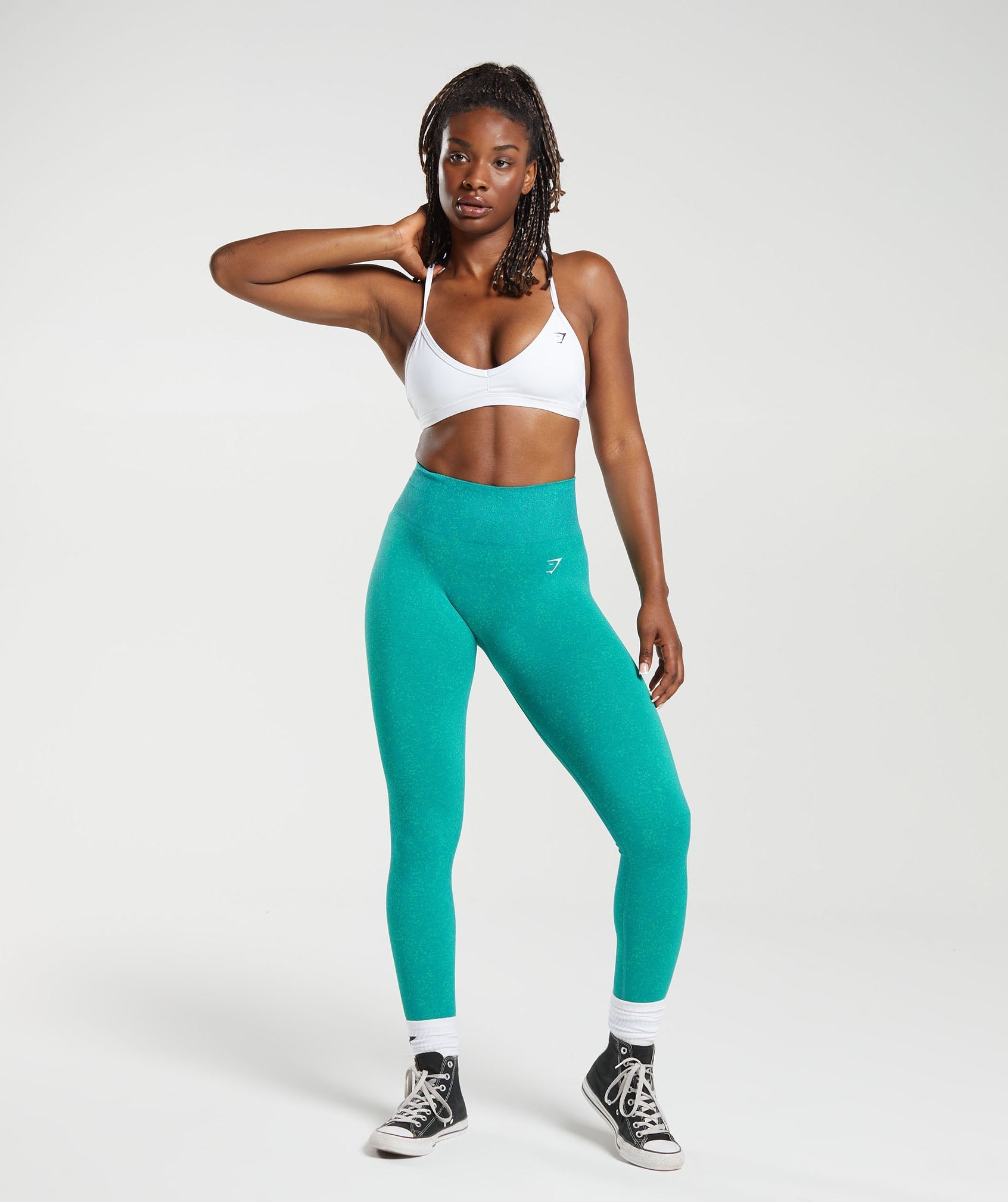 Gymshark Adapt Fleck x Whitney Leggings - Jewel Green