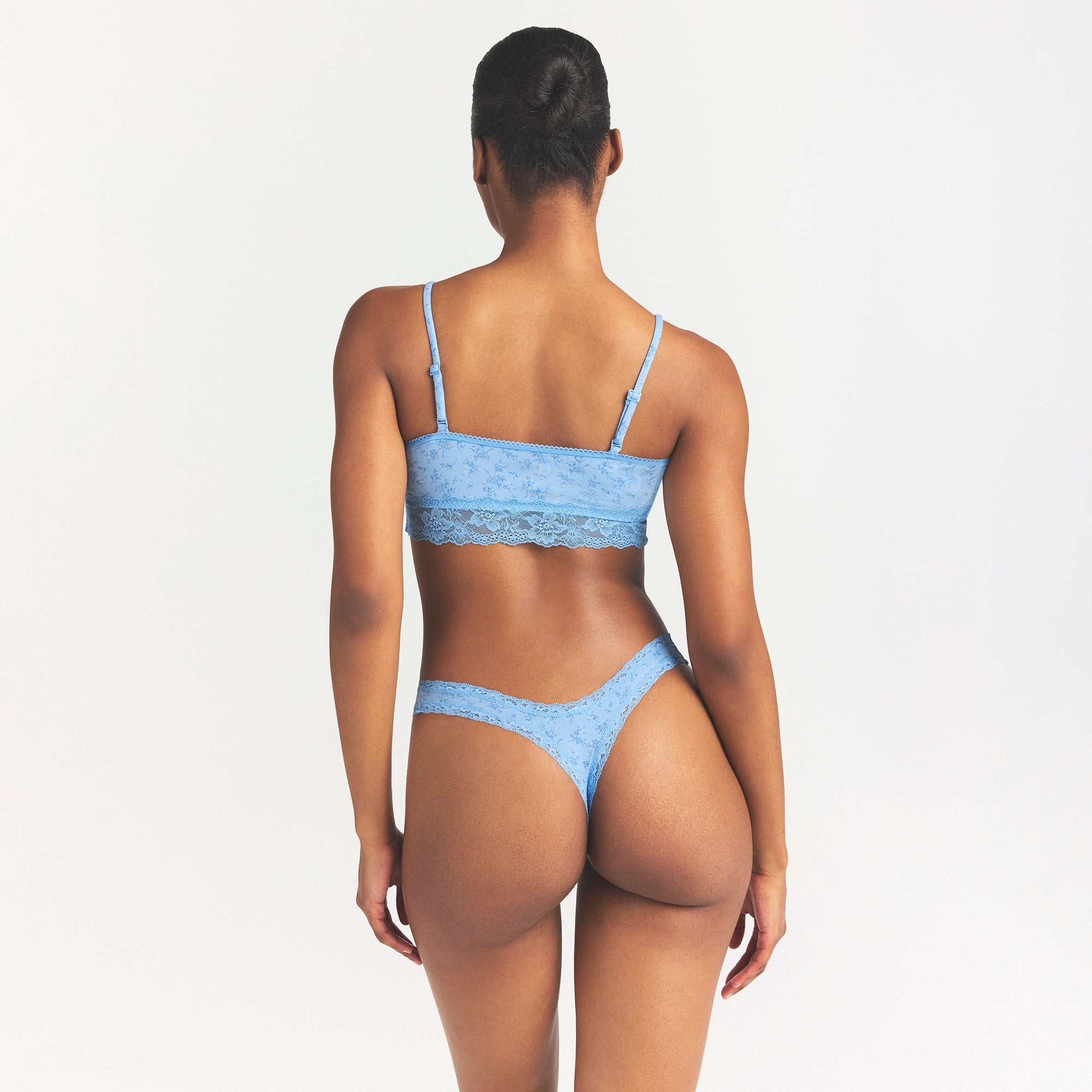 Lightweight Cotton Lace Thong