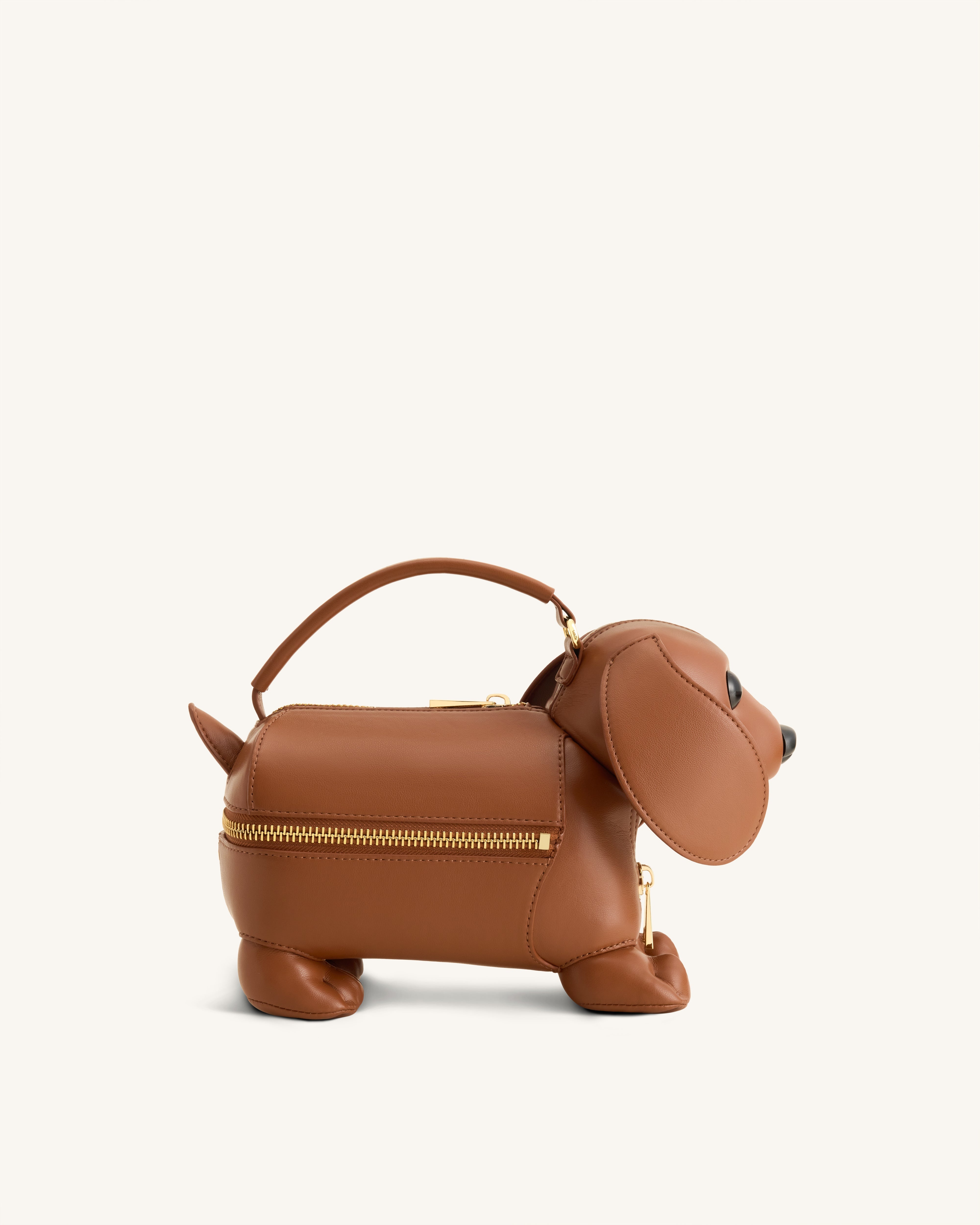 Emilia Dog-Shaped Bag - Brown