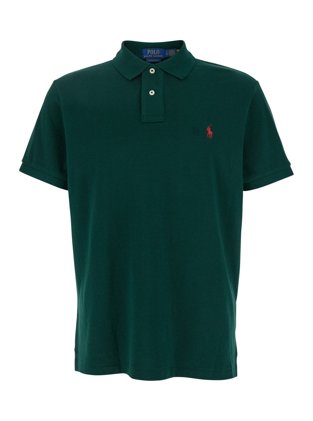 Polo ralph lauren "Regular Fit" Dark Green Polo Shirt with Pony Detail on the Front in Cotton Woman