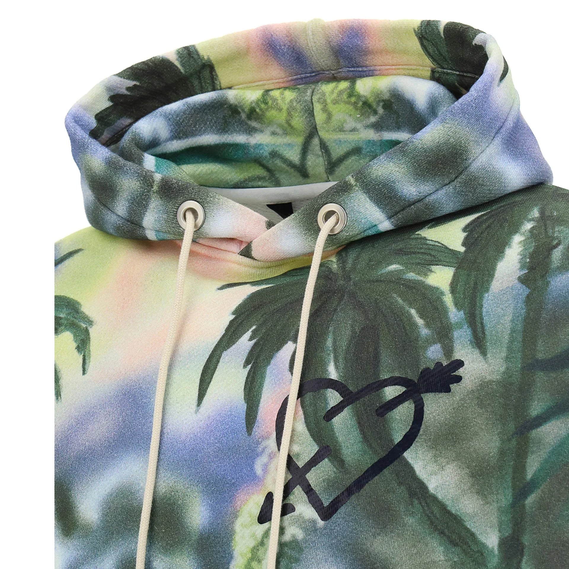 Palm Angels Cotton Hooded Sweatshirt