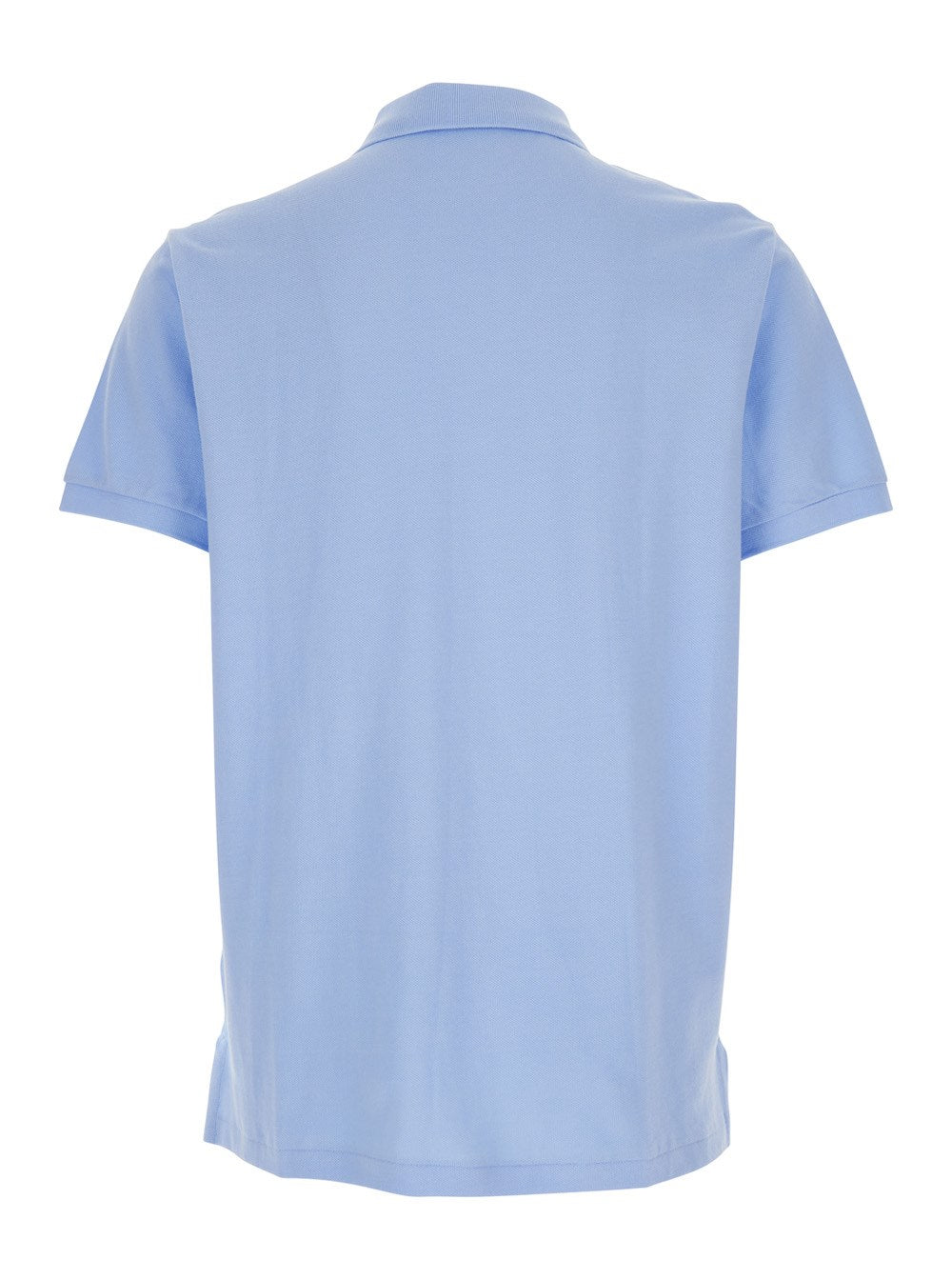 Polo ralph lauren "Regular Fit" Light Blue Polo Shirt with Classic Collar and Pony Embroidery on the Front in Cotton Piquet Man