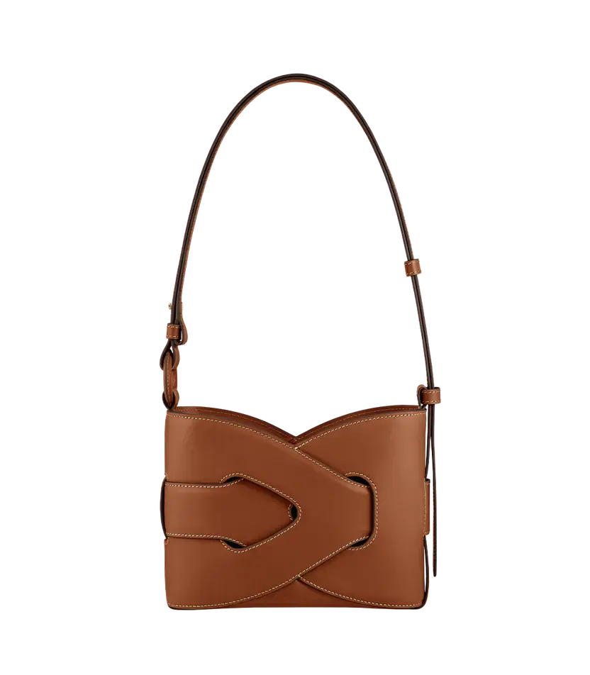 Polene Nodde Edition Smooth Cognac - Size: One Size Bags | Shop From The Mirage