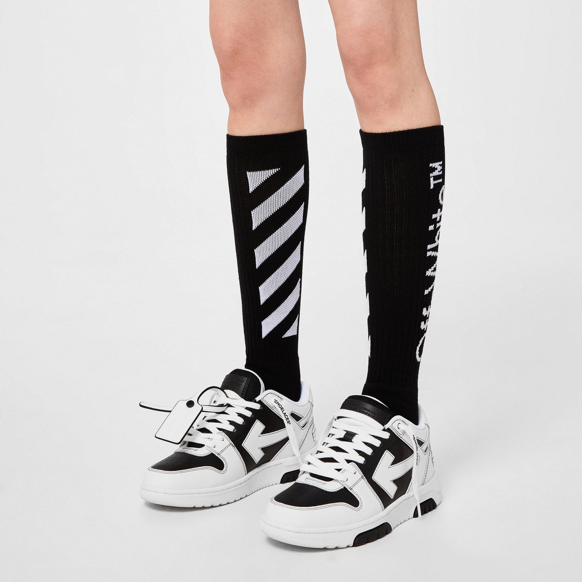 Diag Long Length Socks