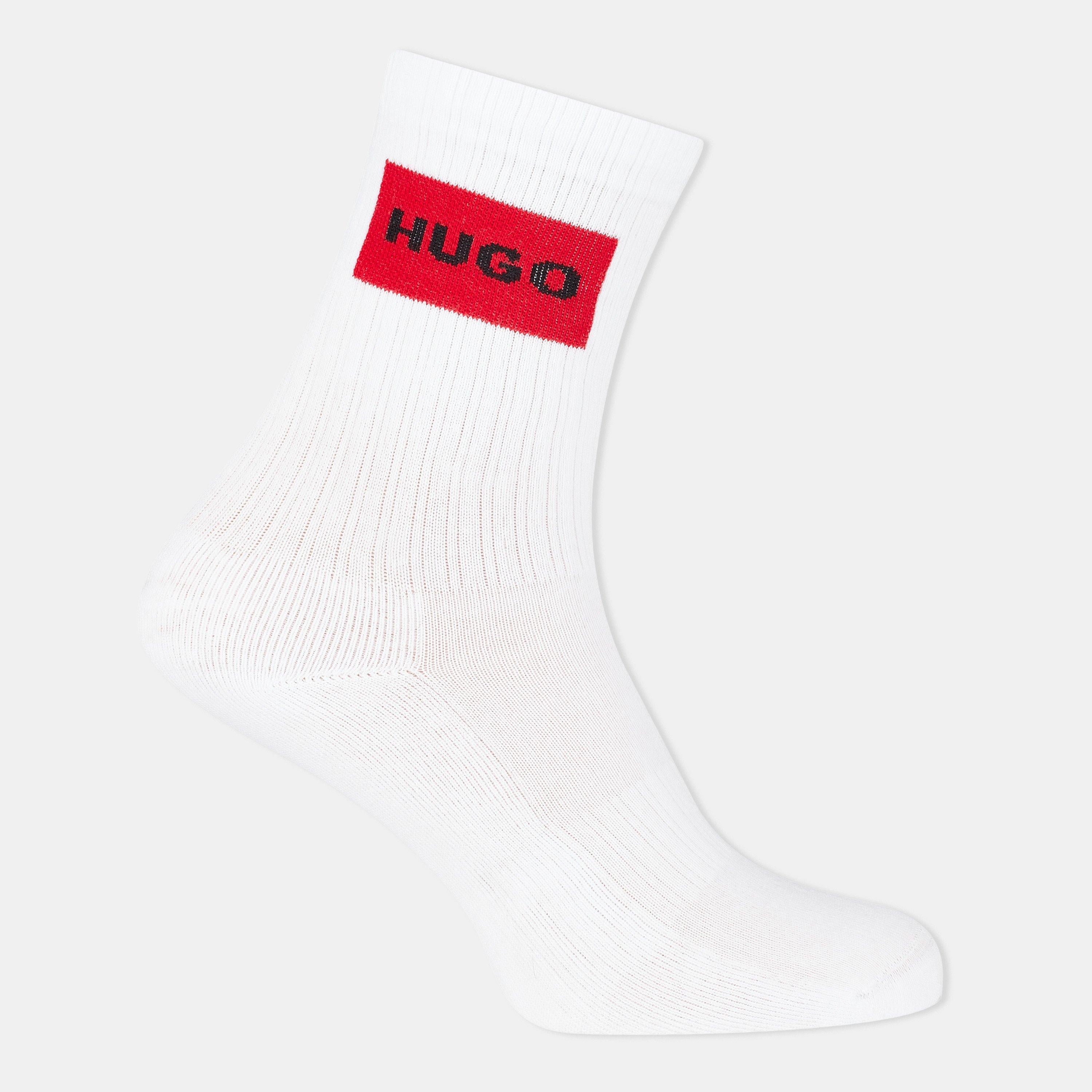 2 Pack Label Crew Socks
