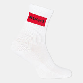 2 Pack Label Crew Socks