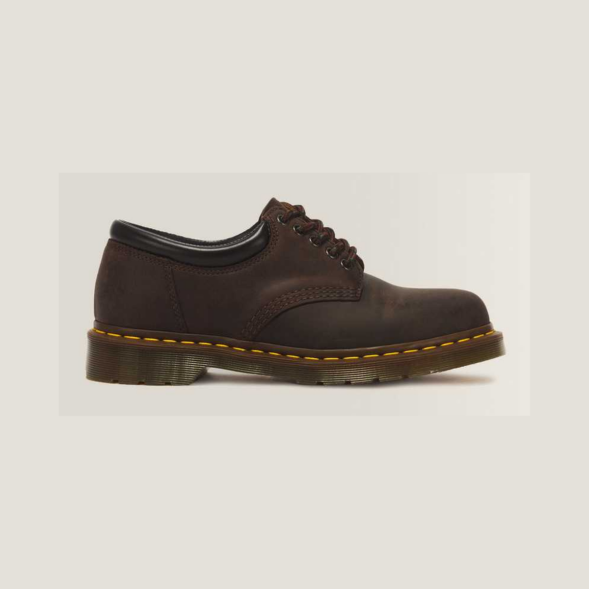 8053 Crazy Horse Leather Casual Shoes — Dark Brown