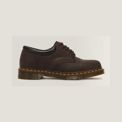 8053 Crazy Horse Leather Casual Shoes — Dark Brown
