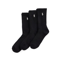 Cotton Three-Pack Crew Socks