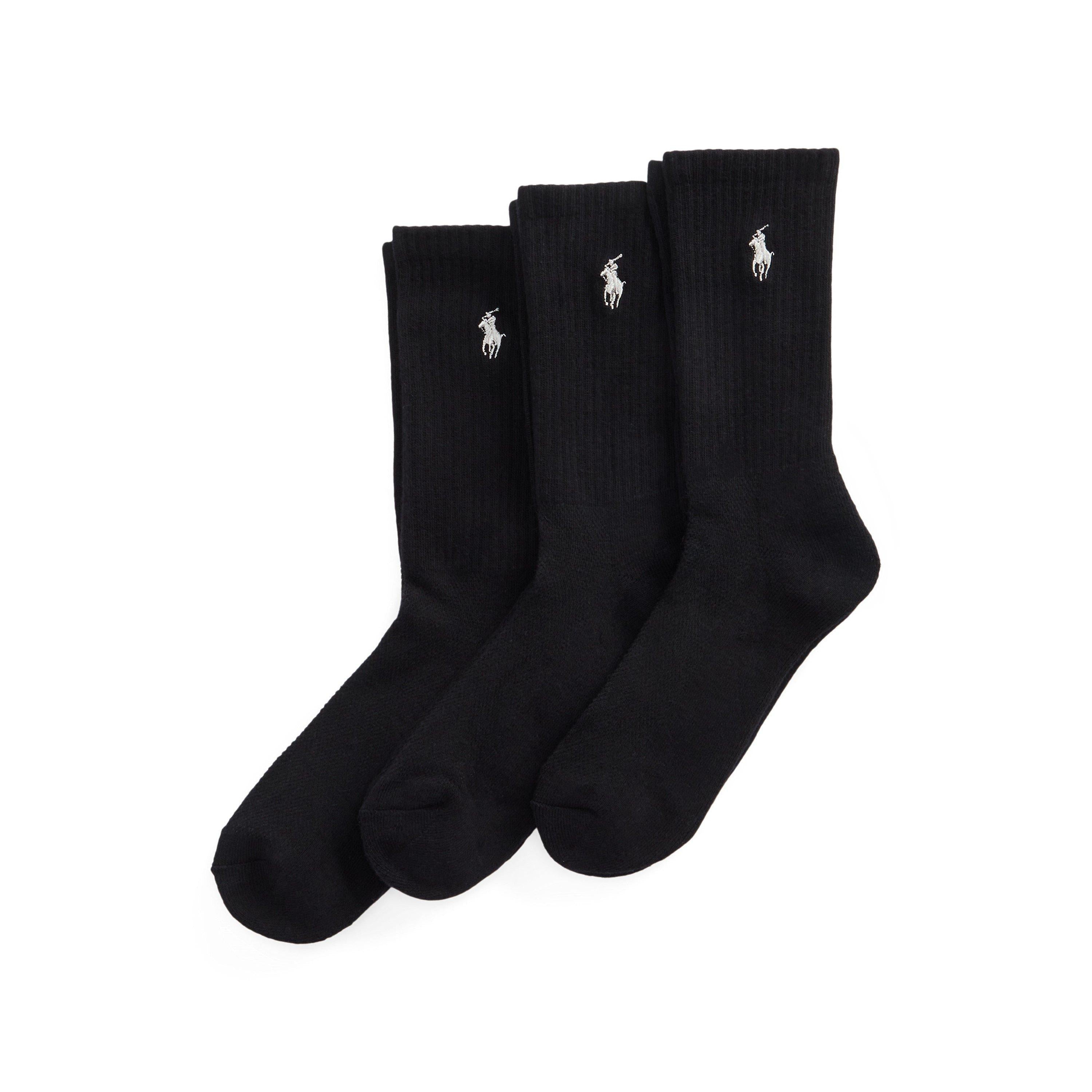 Cotton Three-Pack Crew Socks
