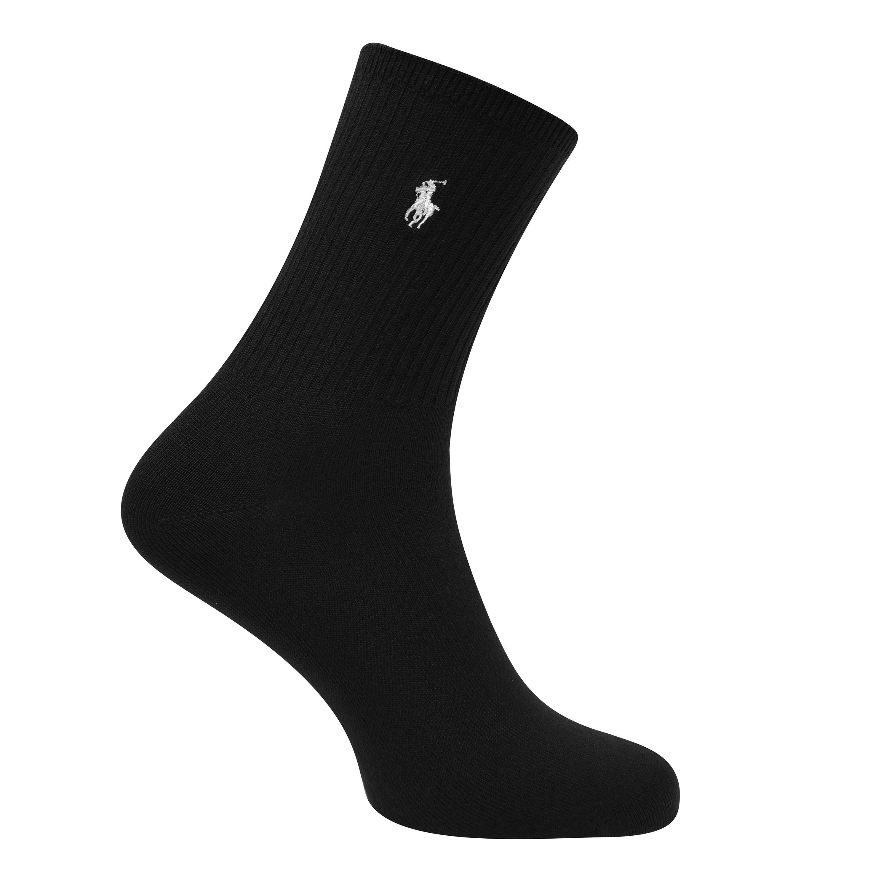 Cotton Three-Pack Crew Socks