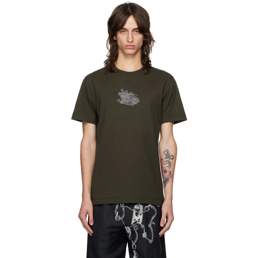 Burberry Paisley EKD Shadow Logo Brown T-Shirt