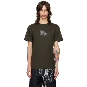 Burberry Paisley EKD Shadow Logo Brown T-Shirt