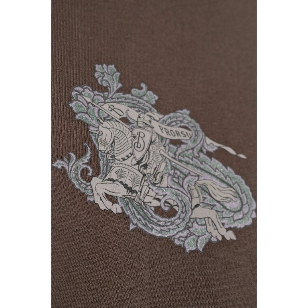 Burberry Paisley EKD Shadow Logo Brown T-Shirt