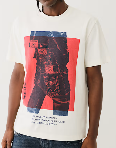 STACKED JEAN GRAPHIC TEE