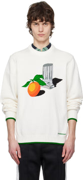 Off-White Intarsia Sweater