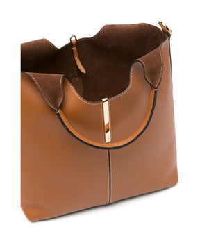 Small Leather Tote Bag