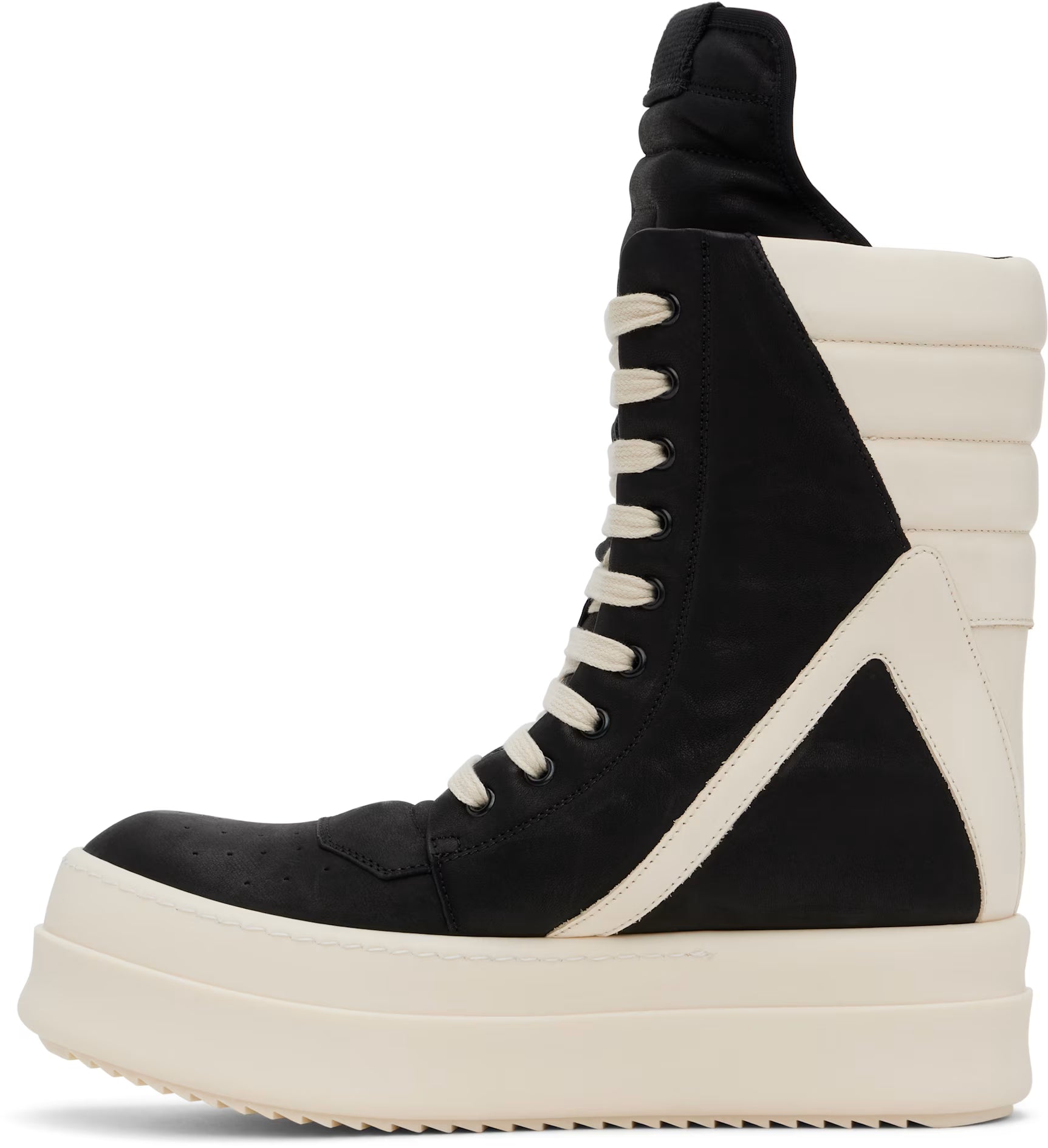 Black & Off-White Porterville Mega Geobasket Sneakers