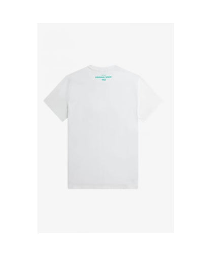 Fred Perry Stamped Laurel Wreath White T-Shirt