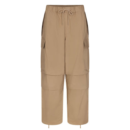 Woven Cotton Oversized Low Rise Cargo Pant