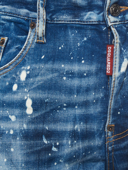 Dsquared2 Dsquared2 Skater fit cotton denim jeans - Size: 34 Jeans | Shop From The Mirage