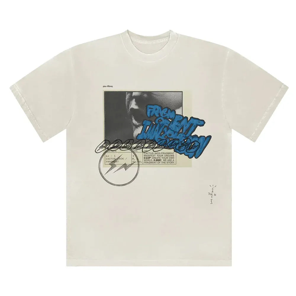 Travis Scott Cactus Jack X Fragment Manifest Tee