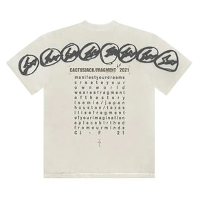 Travis Scott Cactus Jack X Fragment Manifest Tee