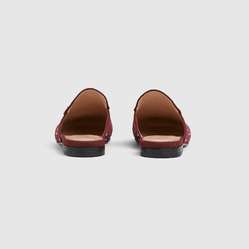 Women's Princetown slipper with crystals