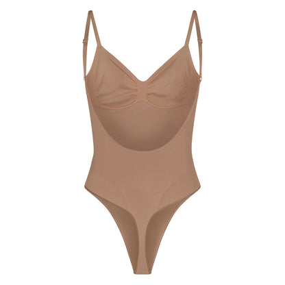 Seamless Sculpt Low Back Thong Bodysuit