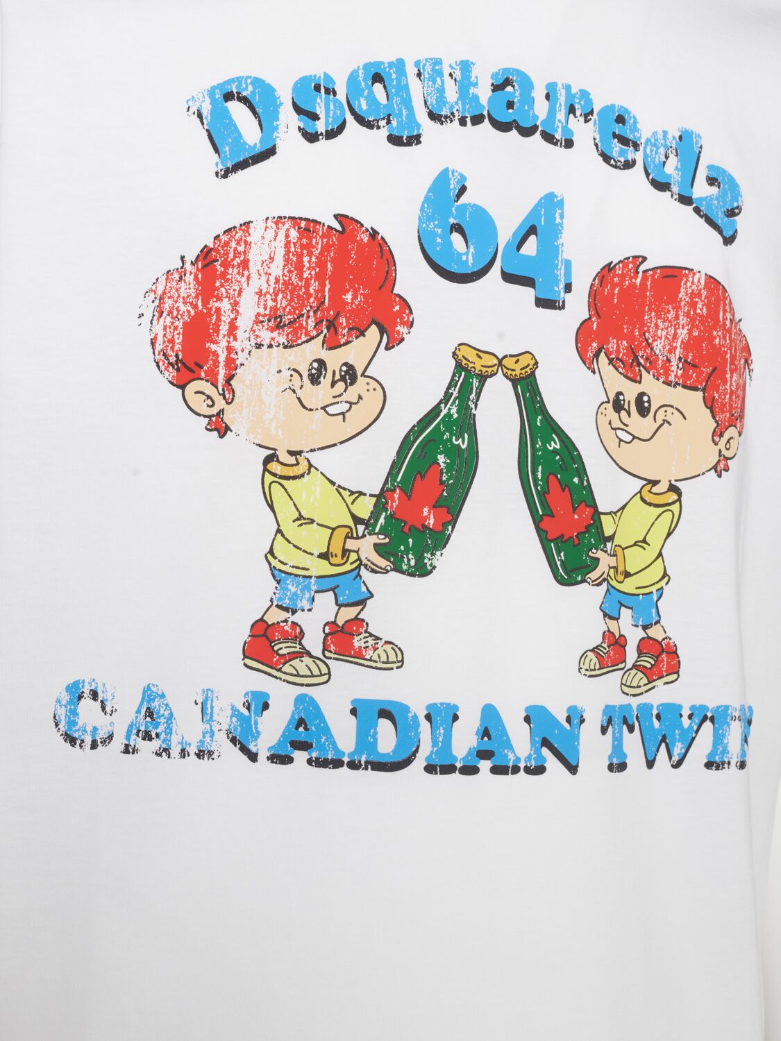 Dsquared2 Dsquared2 Canadian Twins printed cotton t-shirt - Size: S T-Shirts | Shop From The Mirage
