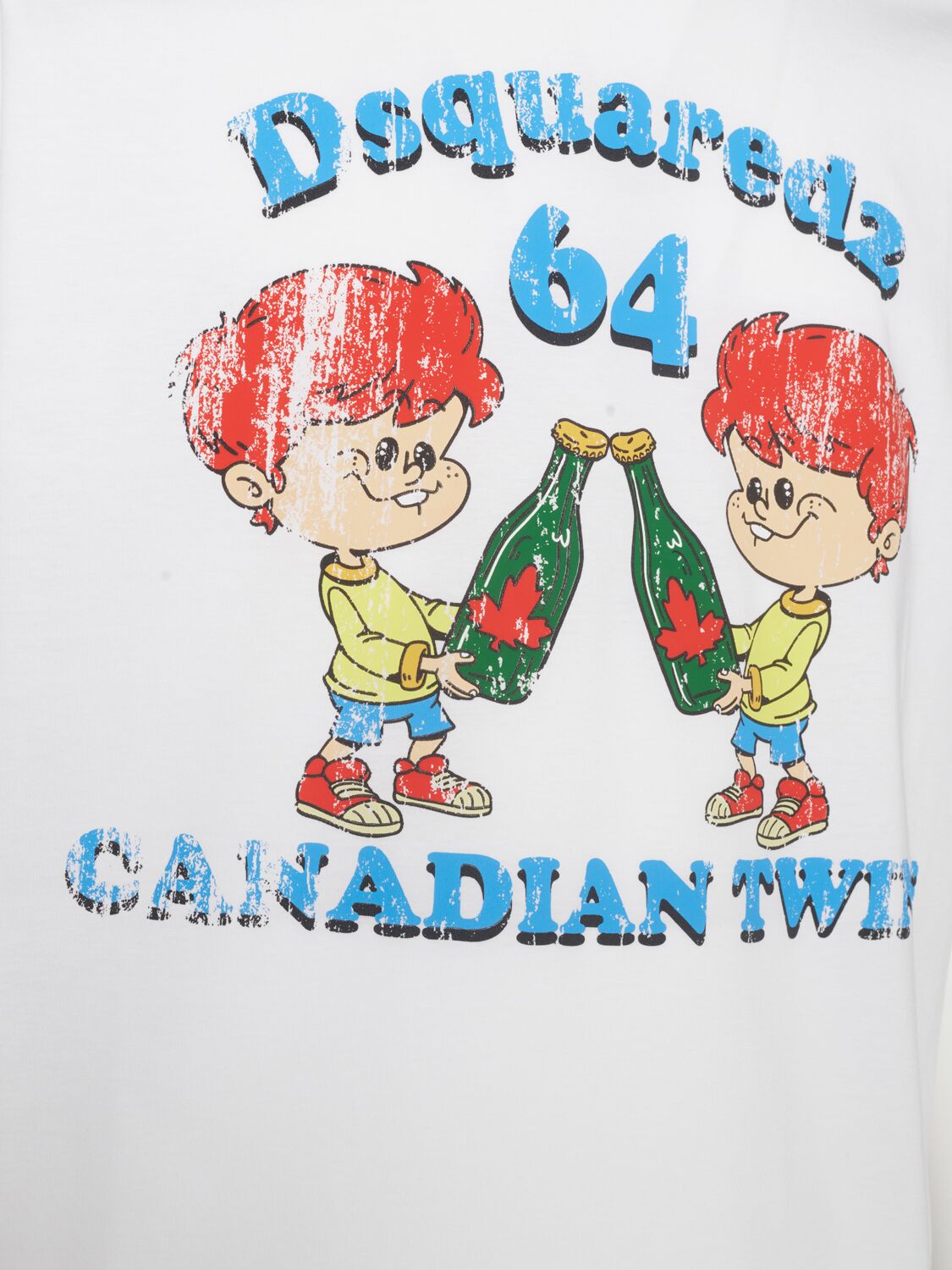 Dsquared2 Canadian Twins printed cotton t-shirt