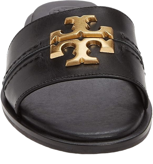 Tory Burch Everly Slide Sandal in Perfect Black Leather