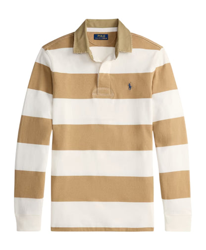 Ralph Lauren Classic Fit Khaki-Collar Rugby Shirt