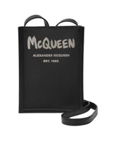 Black Leather Mini Crossbody Bag