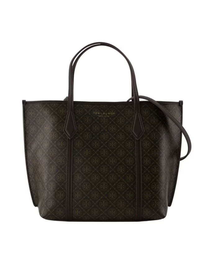 Brown Cotton Shopper Bag French Press